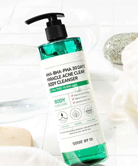 AHA BHA PHA 30 Days Miracle Acne Clear Body Cleanser 400g