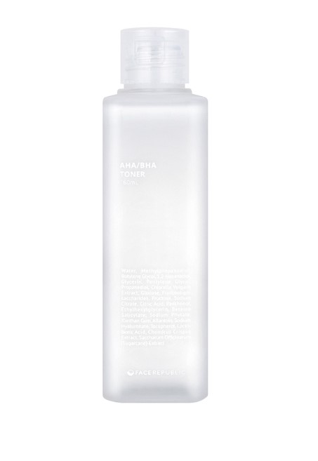 AHA BHA Toner Oily Sensitive Skin Acne Citric Acid Panthenol 160ML