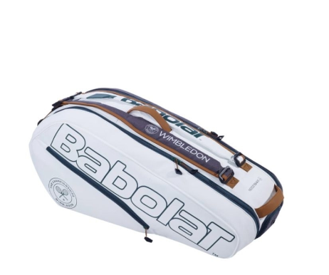 BABOLAT RH6 PURE WIMBLEDON BADMINTON TENNIS BAG