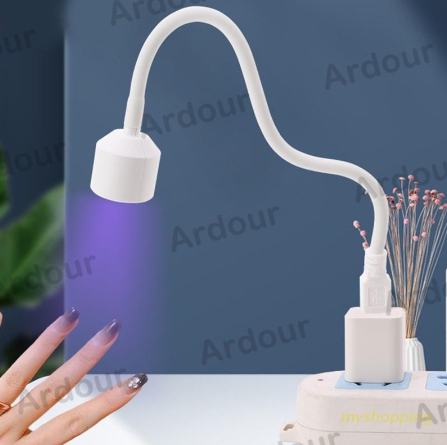 UV Light LED USB Nail Dryer Lamp 6W Portable Mini 360° Rotation Gel for Home Salon Manicuris
