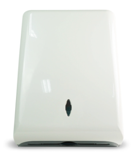 Wall-mounted Bathroom Tissue Dispenser - Paper Towel Dispenser (White)