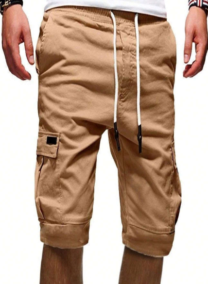 Men'S Drawstring Utility Shorts