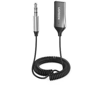 Ugreen Bluetooth Aux Adapter Bluetooth 5.0 Car Receiver USB to 3.5mm Jack Handsfree Car kit Audio Receiver Mic for Car Speaker