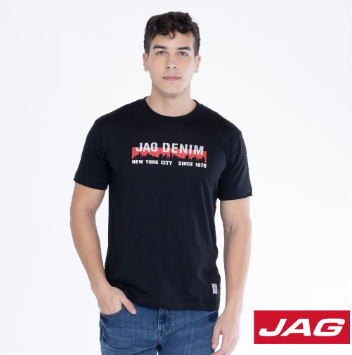 Jag Men's Rugged Boxy Fit Graphic Tee
