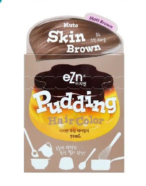 EZN Pudding Hair Color Mute Skin Brown 70ML