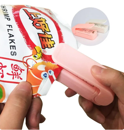Mini Heat Bag Packaging Sealer Portable Plastic Bag Clip Sealing Machine Food Storage Seal Snack Sealing Kitchen Gadgets