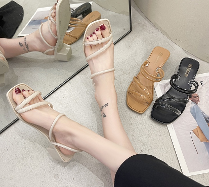 New Korean Shoes For Fashion Footwear Trend Woman Sandals For Women