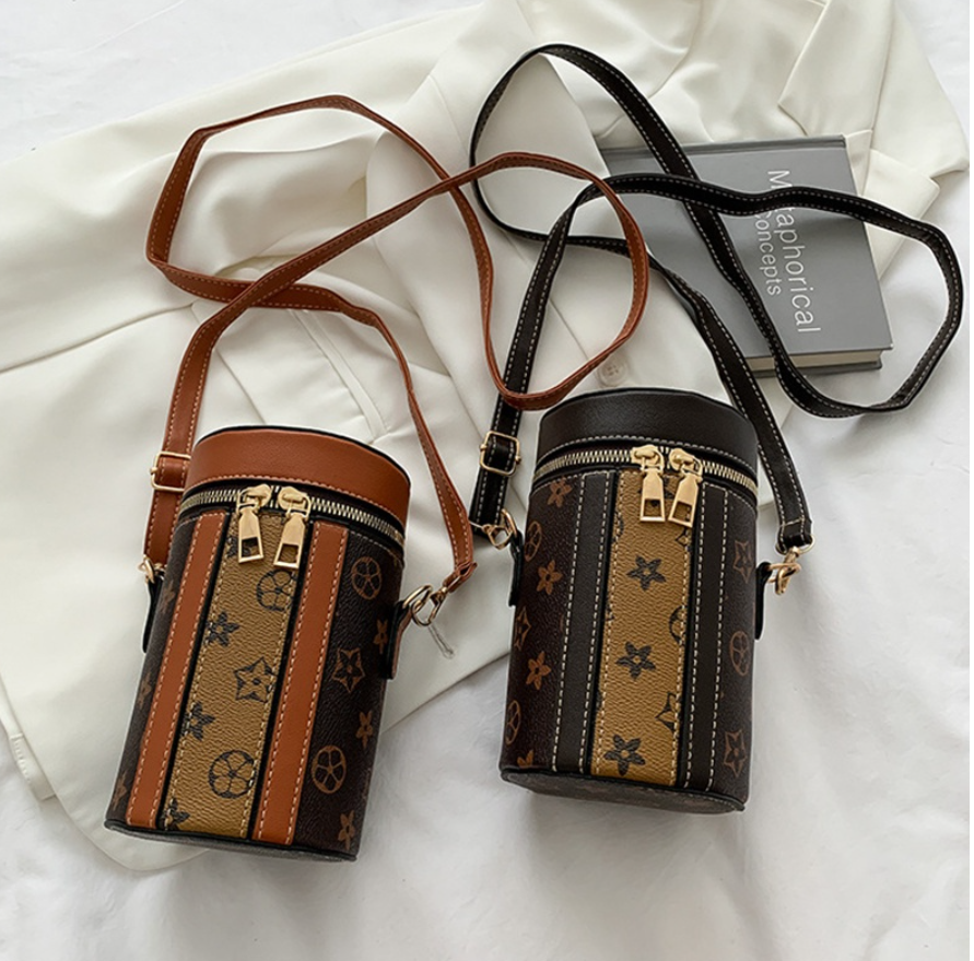 Fashion New Design Sling Shoulder Bag for Women Printing Bucket Bags Korean Messenger Bag