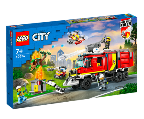 Lego 60374 City Fire Command Truck 502 pcs Building Blocks