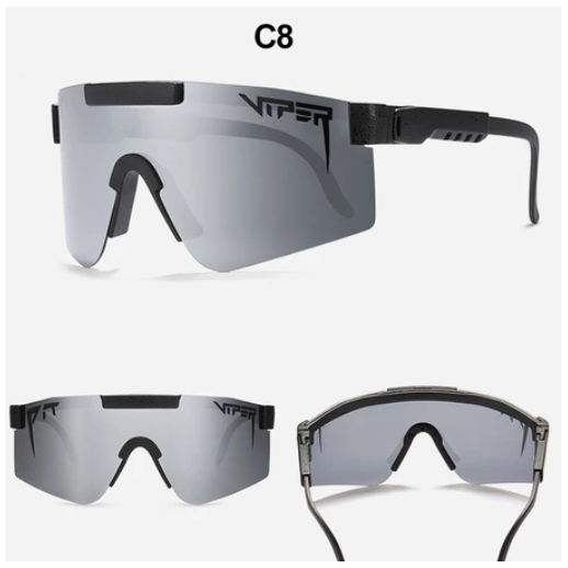 Viper Sports Sunglasses UV400 Outdoor Polarized Sports Eyewear Fashion Bike Bicycle Sunnies Mtb Goggles with Case Protection Cycling