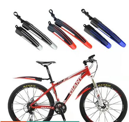 MTB Bike Bicycles Front Rear Plastic Mudguard Fenders Set U-710