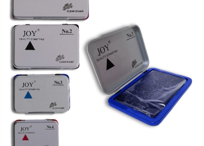 Joy Quality Stamp Pad Blue/Red/Violet/Black