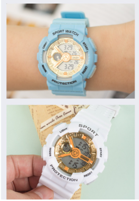 Water Proof Women's Digital Light Watch