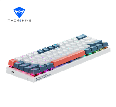 Machenike K500 B61 Mechanical Keyboard 60% Keys Wired Keyboard Hot-swappable RGB Backlit Gaming Keyboard