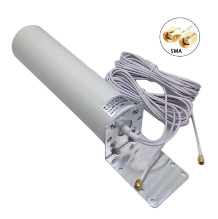 Wifi Antennna 4g LTE Antenna Outdoor With 5m Dual Slider SMA Connector
