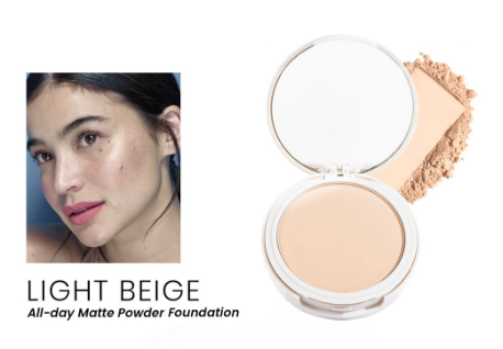 Blk Cosmetics Daydream All-Day Matte Powder Foundation Light Beige