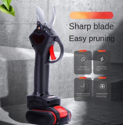 Electric Garden Scissors Cordless Pruner Tree Bonsai Rechargeable Battery Pruning Shears Power Tool
