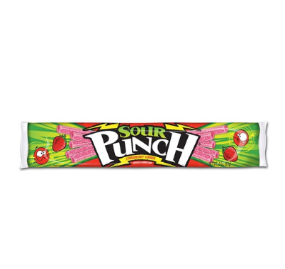Sour Punch Strawberry Gummy Straws 128g