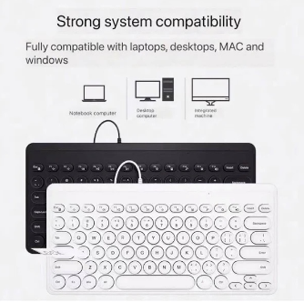 Macaron Multimedia wired USB Mini Keyboard Universal For PC/Laptop
