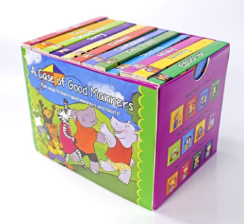 Book Children A Case of Good Manners Book Box Set 12 Mini Board Books