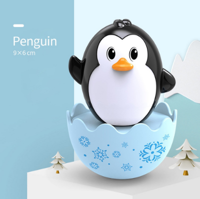 Payoe Tumbler Toy Rocking Head Toy Baby Kids Penguin Chick Rabbit Rattle Toys