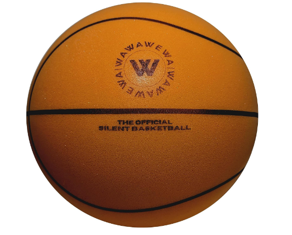 The Official Silent Basketball | Size 7 (29.5") ; Foam Ball for Quiet Dribbling and Indoor Training