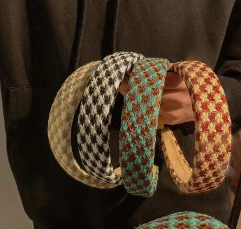 Sponge Plaid Headband For Ladies Girls Fashion headbands Korean Style Hair Hoop Hair Accessories