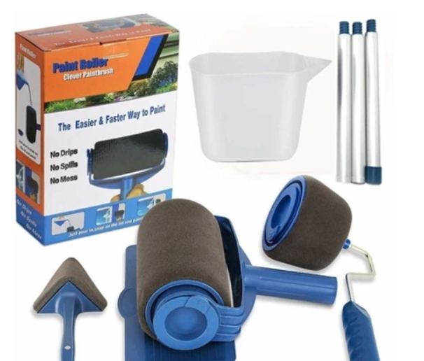 Paint Roller Kit 6 Pcs Multifunctional Paint Runner Set Paint Runner Pro Paint Roller Brush