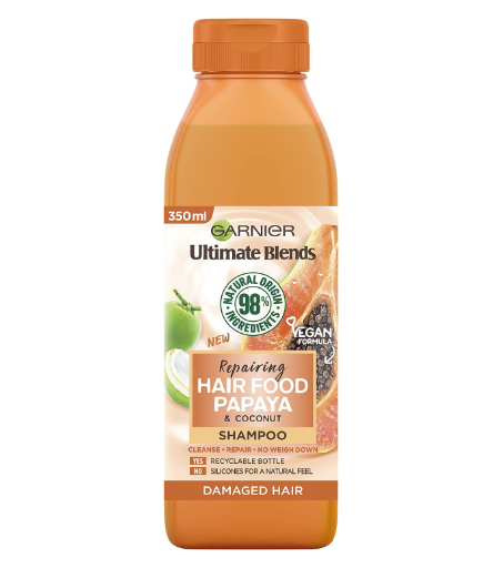 Garnier Ultimate Blends Repairing Hair Food Papaya & Coconut Shampoo 350ml
