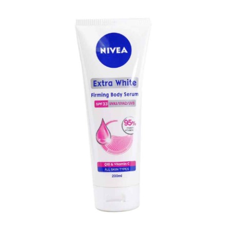 Nivea Extra White Firming Body Serum SPF 33 180ML
