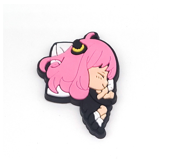 Cute Spy Family Jibitz for Croc Pin Anya Yor Forger Jibbits Charm Anime Jibits Crocks Men Shoe Charms Shoes Accessories Decoration G5