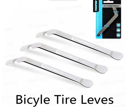 3pcs Curved Stainless Steel Bike Bicycle Tire Levers Remover Repair Tools Prying tire rod