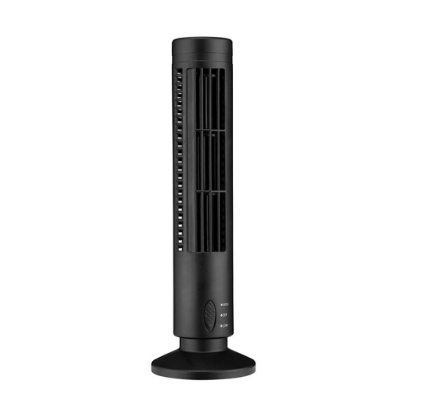Tower Fan Adjustable USB Cooling Fan Standing Bladeless Floor Air Cooler for Home Office Doublelift