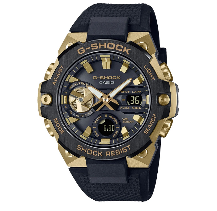 Casio G-Shock G-Steel Black Resin Digital Watch For Men CGST-B400GB-1A9DR