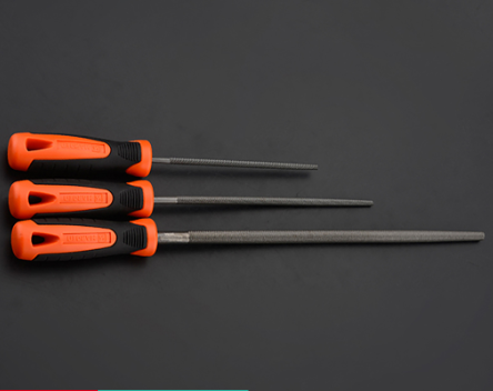 Harden 6", 8", 10", 12" Round Second Cut File With Soft Handle