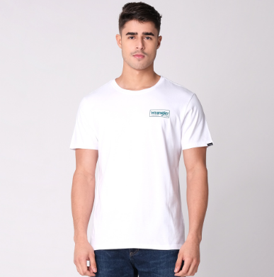 Wrangler Men's Boxed Logo T-Shirt