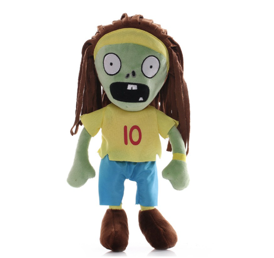 30CM Plants vs Zombies Plush Doll Peashooter SplitPea Clown Zombie Figures Soft Stuffed Toys Kids Halloween Gift Z2