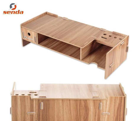 Neck Guard Laptop Computer Desk Monitor Heightening Rack Storage Box Office Desk Table Stand