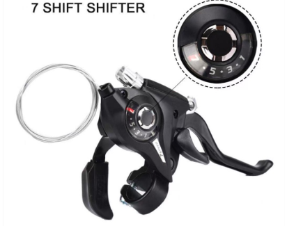 One Pair Shimano 3x8 3x7 Gear Speed Shifter and Brake Lever with Cable MTB Road Bike