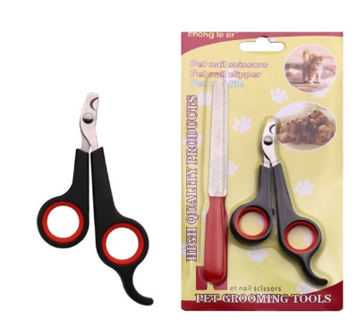 Pet Nail Clipper w/ Nail File Tool for Small Puppy/Kitten