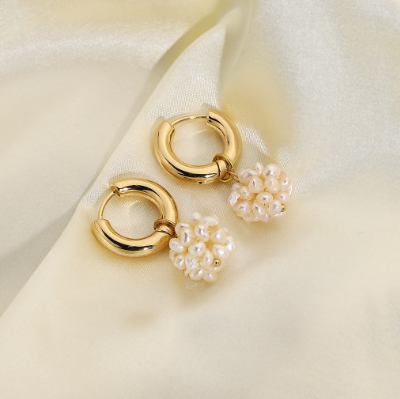 Natural freshwater Pearl Earrings