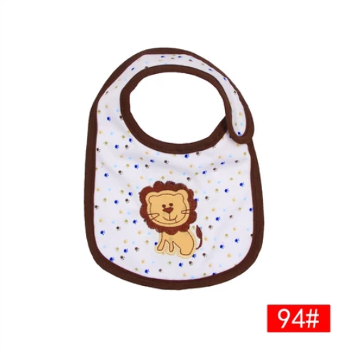 Cotton 3-Layer Cartoon Baby Bib B24