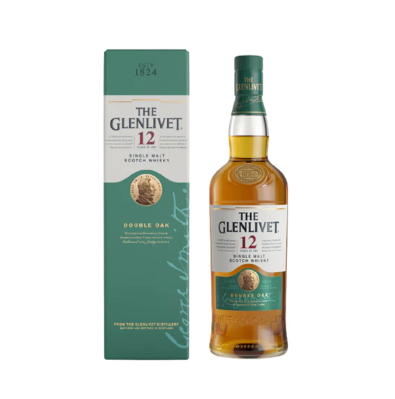 The Glenlivet 12 Years Old Double Oak Single Malt Scotch Whisky 700ml