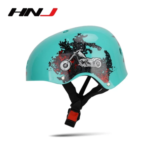 HNJ MOB-AA W-D Motorcycle Bike Nutshell Helmet Open Face Skateboard Helmets HNJ12