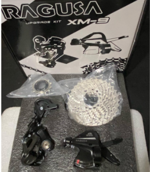 RAGUSA XM9 XM8 Budget Upgrade Kit MTB Up Kit Rear Derailleur Cogs Shifter Lever Chain
