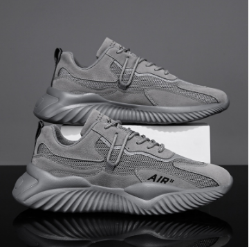 Men's sports running shoes, wedge casual breathable shoes for men