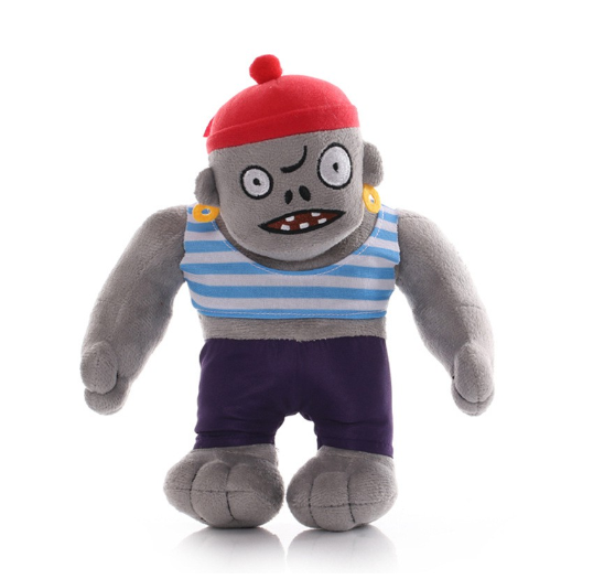 30CM Plants vs Zombies Plush Doll Peashooter SplitPea Clown Zombie Figures Soft Stuffed Toys Kids Halloween Gift Z1