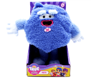 True and The Rainbow Kingdom Yeti with Sounds Plush