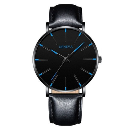 Explosive mesh belt classic dented color scale color pointer watch business men's watch simple alloy belt quartz watch M2