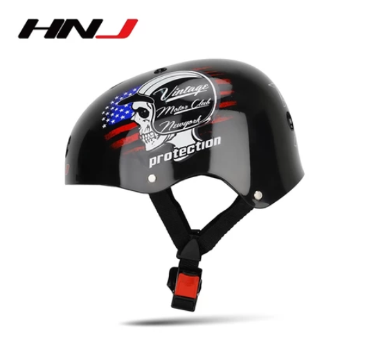 HNJ MOB-AA W-D Motorcycle Bike Nutshell Helmet Open Face Skateboard Helmets HNJ27
